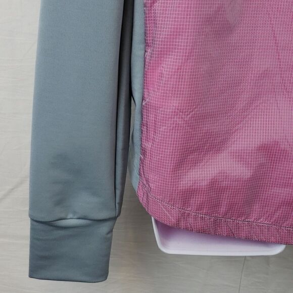 Nike Golf Tour Performance Women's Small Pink & Grey Windbreaker Jacket - Picture 9 of 16
